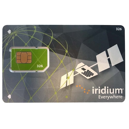Iridium Prepaid SIM Card Activation Required - Green IRID-PP-SIM-DP